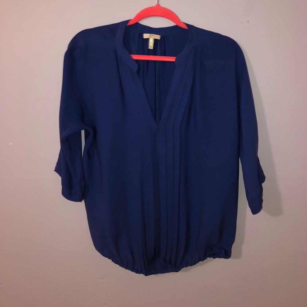 Royal blue blouse